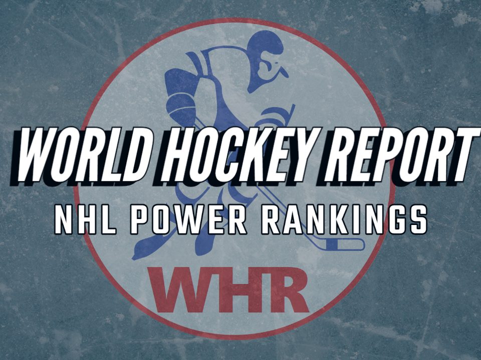 WHR NHL Power Rankings Feature