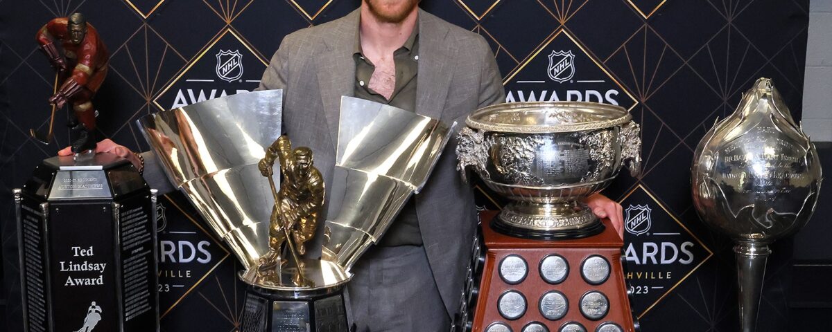 Connor McDavid at the 2023 NHL Awards in Nashville