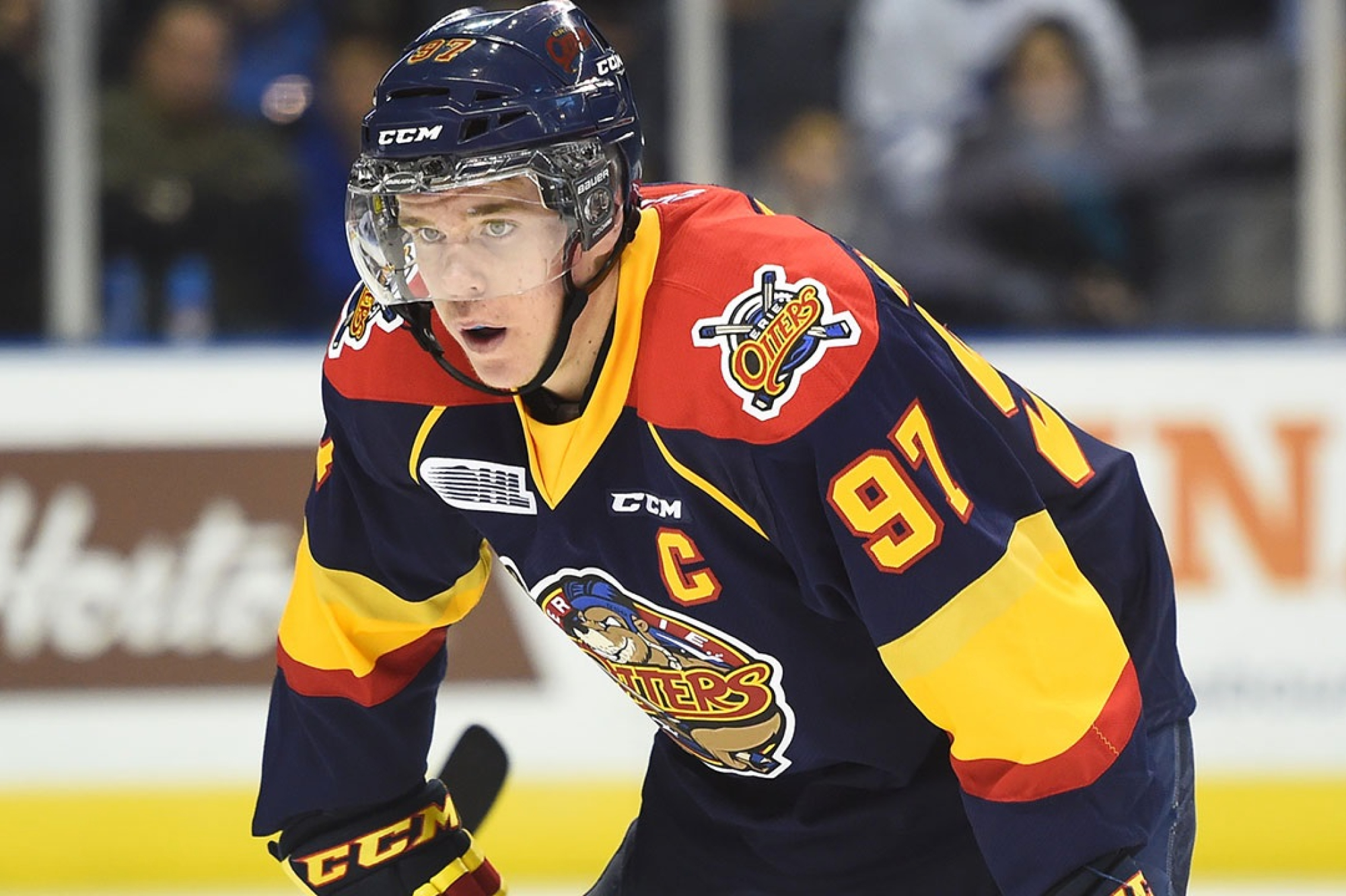 Connor McDavid Erie Otters Aaron Bell OHL Images