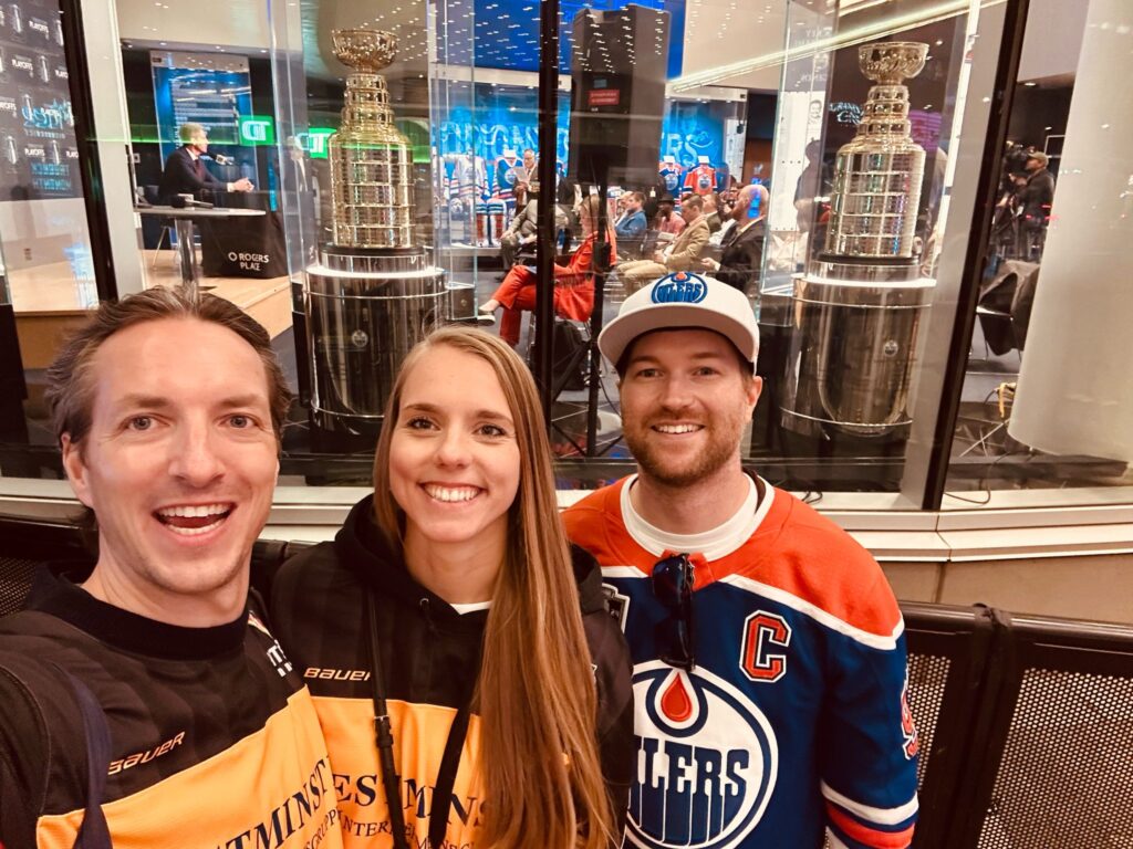 German couple gets unforgettable Oilers playoff hockey experience 12 SN Me Post Game