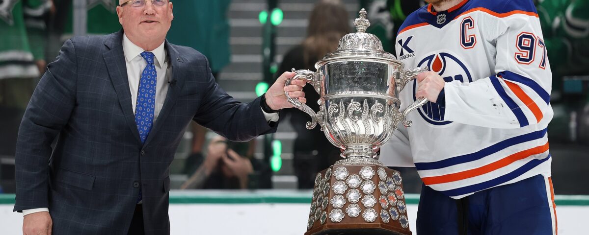 Connor McDavid's most memorable moments in the Lone Star State 6 Connor McDavid holding the Campbell Bowl