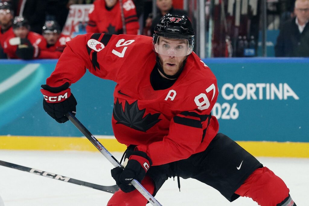 Connor McDavid has delivered an Olympic tournament for the ages 7 Connor McDavid Team Canada Feb 13 2026 Daily Hive dot com