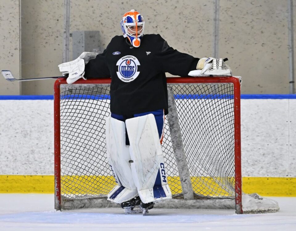 Oilers' Devon Levi ready to prove he belongs in the NHL 2 Devon Levi Daily Hive dot com
